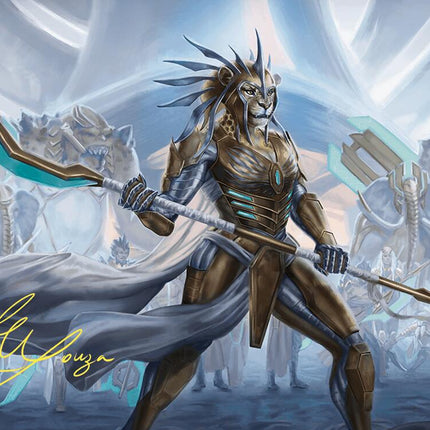 Kemba, Kha Regent Art Card (Gold-Stamped Signature) [Commander Masters Art Series]