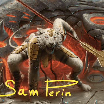 Sunspear Shikari Art Card (Gold-Stamped Signature) [Commander Masters Art Series]