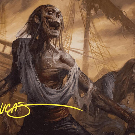 Rise from the Tides Art Card (Gold-Stamped Signature) [Commander Masters Art Series]