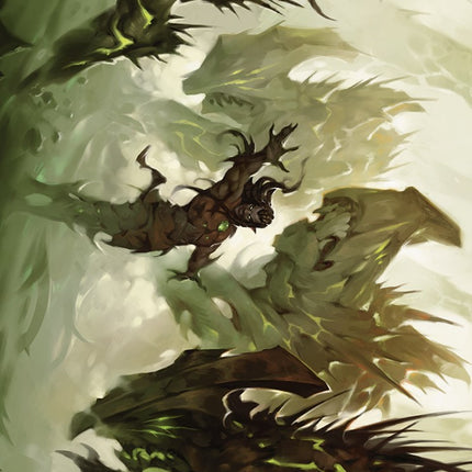 Ezuri's Predation Art Card (Gold-Stamped) [Commander Masters Art Series]