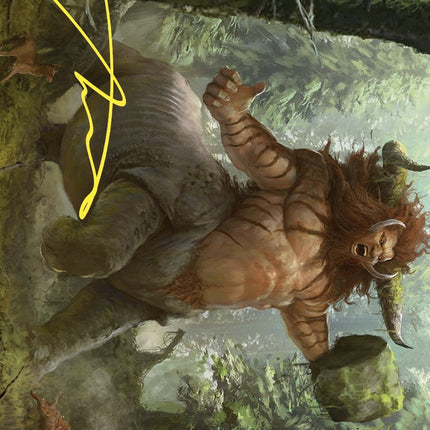 Stonehoof Chieftain Art Card (Gold-Stamped Signature) [Commander Masters Art Series]