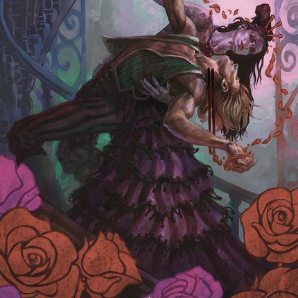Exsanguinate Art Card (2) (Gold-Stamped) [Commander Masters Art Series]