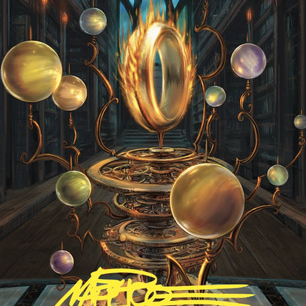 Sol Ring Art Card (Gold-Stamped Signature) [Commander Masters Art Series]