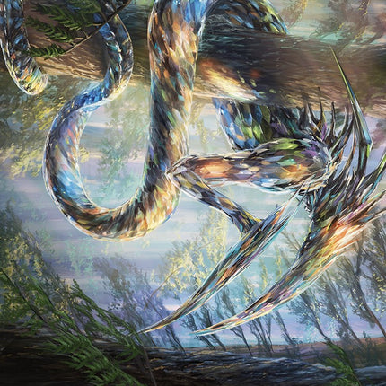 Gemhide Sliver Art Card (Gold-Stamped) [Commander Masters Art Series]
