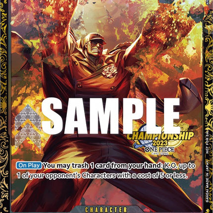 Sakazuki (Championship 2023) [One Piece Promotion Cards]