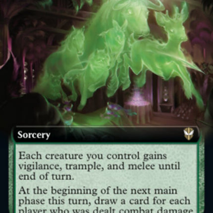 Vivien's Stampede (Extended Art) [Streets of New Capenna Commander]