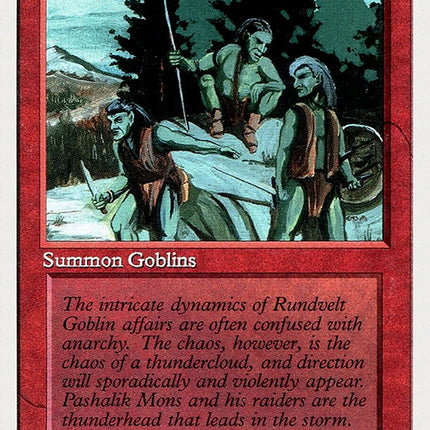 Mons's Goblin Raiders [Summer Magic / Edgar]