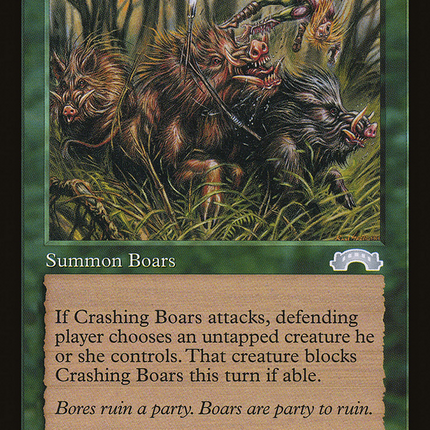 Crashing Boars [The List]