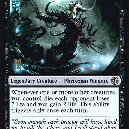 Vraan, Executioner Thane [Phyrexia: All Will Be One Prerelease Promos]
