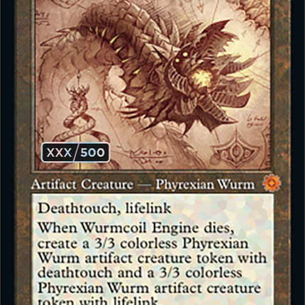 Wurmcoil Engine (Retro Schematic) (Serialized) [The Brothers' War Retro Artifacts]