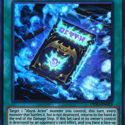Abyss Script - Fantasy Magic [DESO-EN023] Super Rare