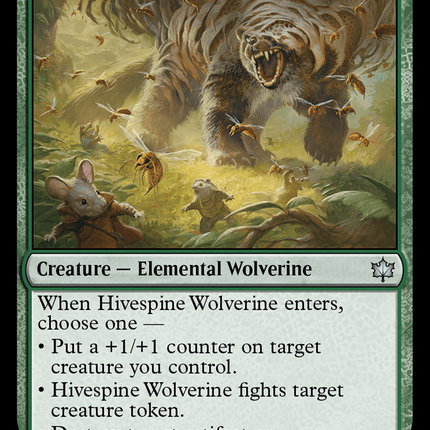 Hivespine Wolverine [Bloomburrow]