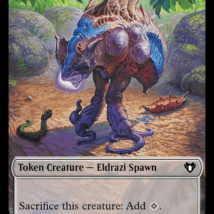 Eldrazi Spawn // Ogre Double-Sided Token [Commander Masters Tokens]