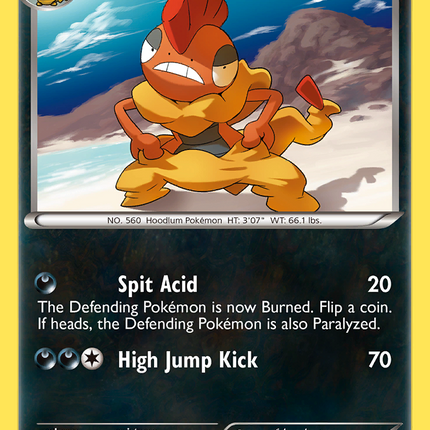 Scrafty (69/114) [Black & White: Base Set]