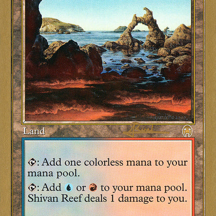 Shivan Reef (Antoine Ruel) [World Championship Decks 2001]