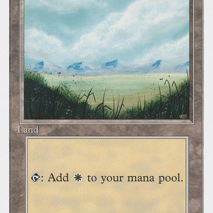 Plains (No Trees, Signature on Bottom Right) [Introductory Two-Player Set]