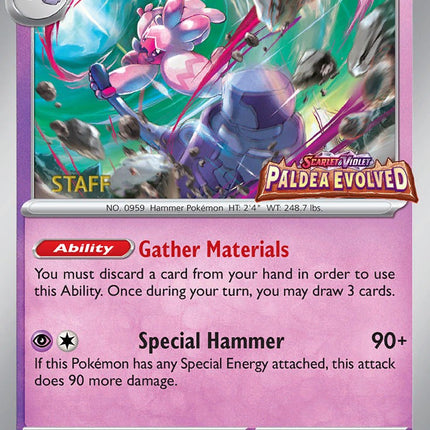 Tinkaton (020) (Staff Promo) [Scarlet & Violet: Black Star Promos]