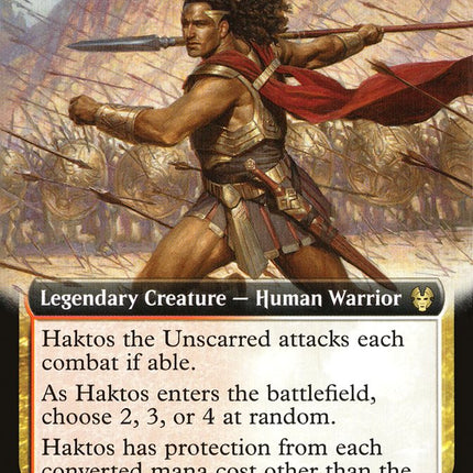 Haktos the Unscarred (Extended Art) [Theros Beyond Death]