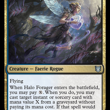 Halo Forager [Wilds of Eldraine Commander]