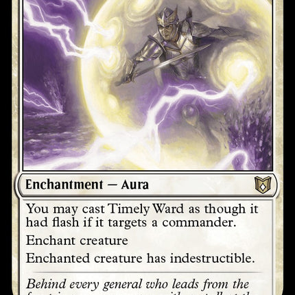 Timely Ward [Wilds of Eldraine Commander]