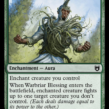 Warbriar Blessing [Wilds of Eldraine Commander]