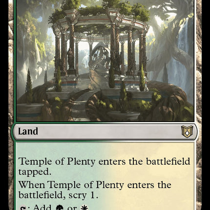 Temple of Plenty [Wilds of Eldraine Commander]