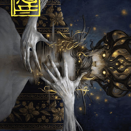 Ego Drain Art Card (Gold-Stamped Signature) [Wilds of Eldraine Art Series]