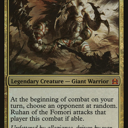 Ruhan of the Fomori (Oversized) [Commander 2011 Oversized]
