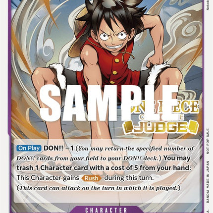 Monkey.D.Luffy (Judge Pack Vol. 2) [One Piece Promotion Cards]