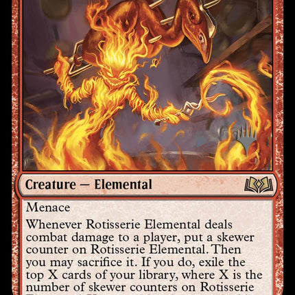 Rotisserie Elemental (Promo Pack) [Wilds of Eldraine Promos]