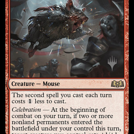 Raging Battle Mouse (Promo Pack) [Wilds of Eldraine Promos]