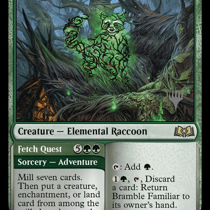 Bramble Familiar // Fetch Quest (Promo Pack) [Wilds of Eldraine Promos]