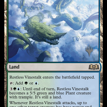 Restless Vinestalk (Promo Pack) [Wilds of Eldraine Promos]