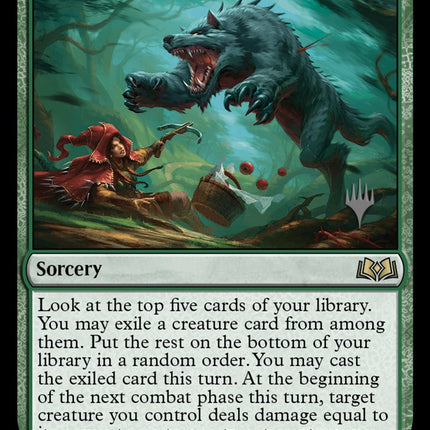 Feral Encounter (Promo Pack) [Wilds of Eldraine Promos]