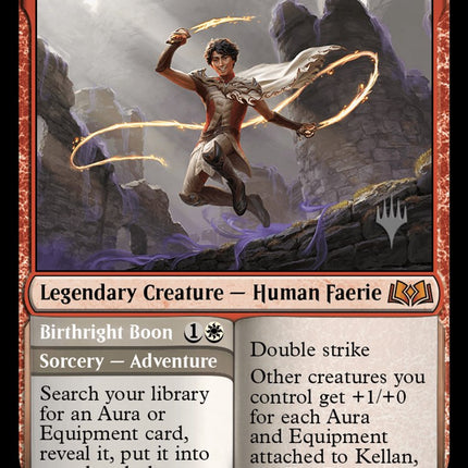 Kellan, the Fae-Blooded (Promo Pack) [Wilds of Eldraine Promos]