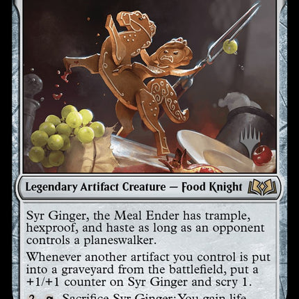 Syr Ginger, the Meal Ender (Promo Pack) [Wilds of Eldraine Promos]