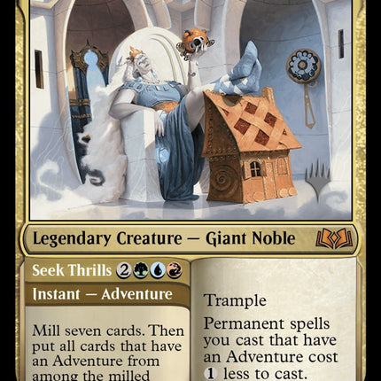 Beluna Grandsquall // Seek Thrills(Promo Pack) [Wilds of Eldraine Promos]