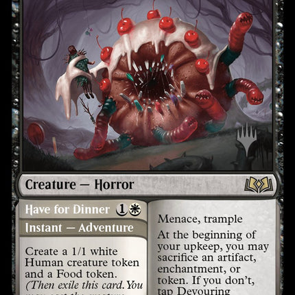 Devouring Sugarmaw // Have for Dinner(Promo Pack) [Wilds of Eldraine Promos]
