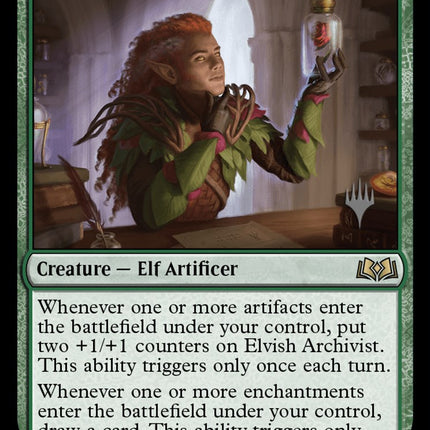 Elvish Archivist (Promo Pack) [Wilds of Eldraine Promos]