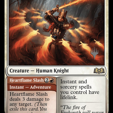 Heartflame Duelist // Heartflame Slash (Promo Pack) [Wilds of Eldraine Promos]