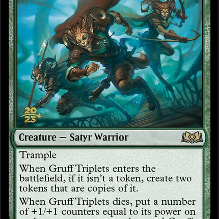 Gruff Triplets [Wilds of Eldraine Prerelease Promos]