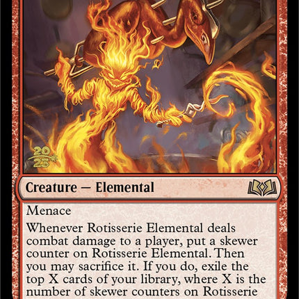 Rotisserie Elemental [Wilds of Eldraine Prerelease Promos]