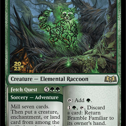 Bramble Familiar // Fetch Quest [Wilds of Eldraine Prerelease Promos]