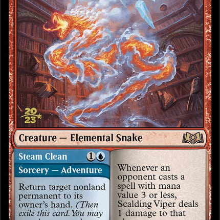 Scalding Viper [Wilds of Eldraine Prerelease Promos]
