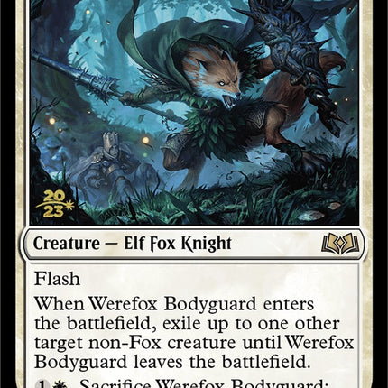 Werefox Bodyguard [Wilds of Eldraine Prerelease Promos]