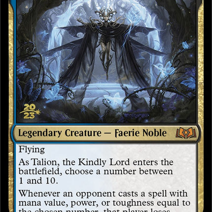 Talion, the Kindly Lord [Wilds of Eldraine Prerelease Promos]