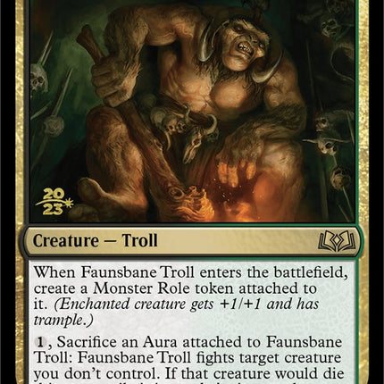 Faunsbane Troll [Wilds of Eldraine Prerelease Promos]