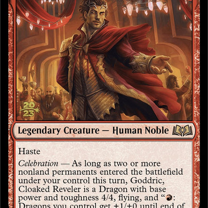 Goddric, Cloaked Reveler [Wilds of Eldraine Prerelease Promos]