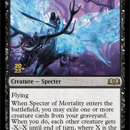 Specter of Mortality [Wilds of Eldraine Prerelease Promos]