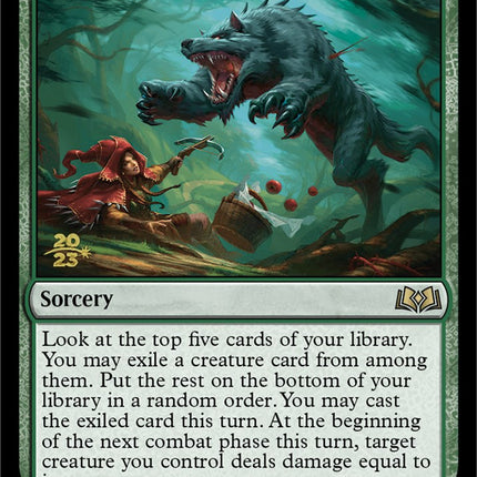 Feral Encounter [Wilds of Eldraine Prerelease Promos]
